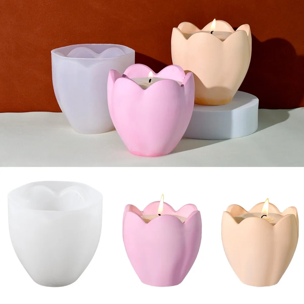 Soap Making Gifts - Tulp Kaarshouder Siliconen Mallen Bloem Hars
