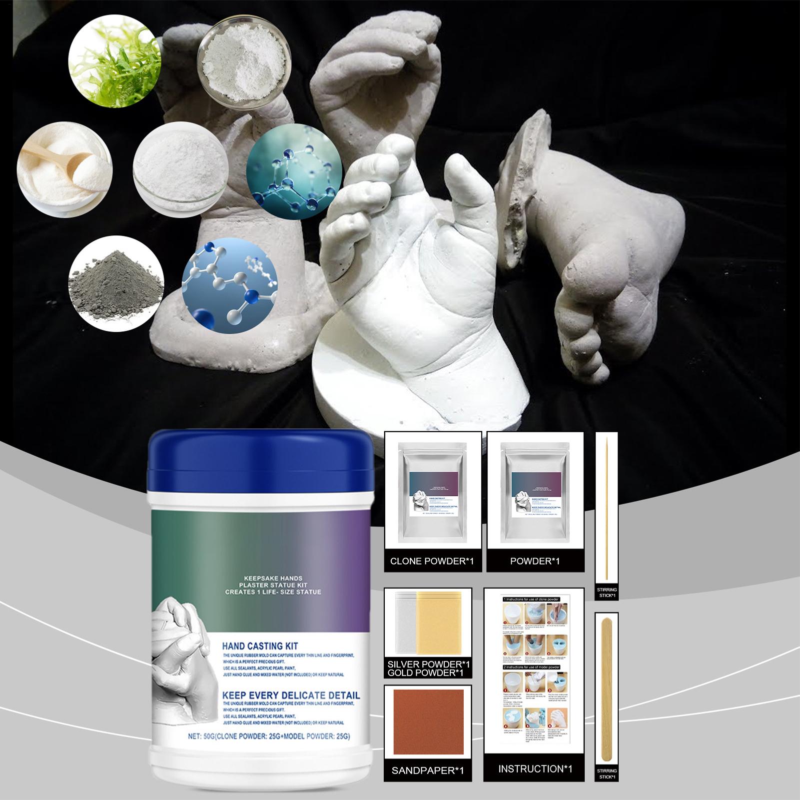 Soap Making Ins - Baby Hand- en Voetafdruk Gipsset, Zeepmaakbenodigdheden,