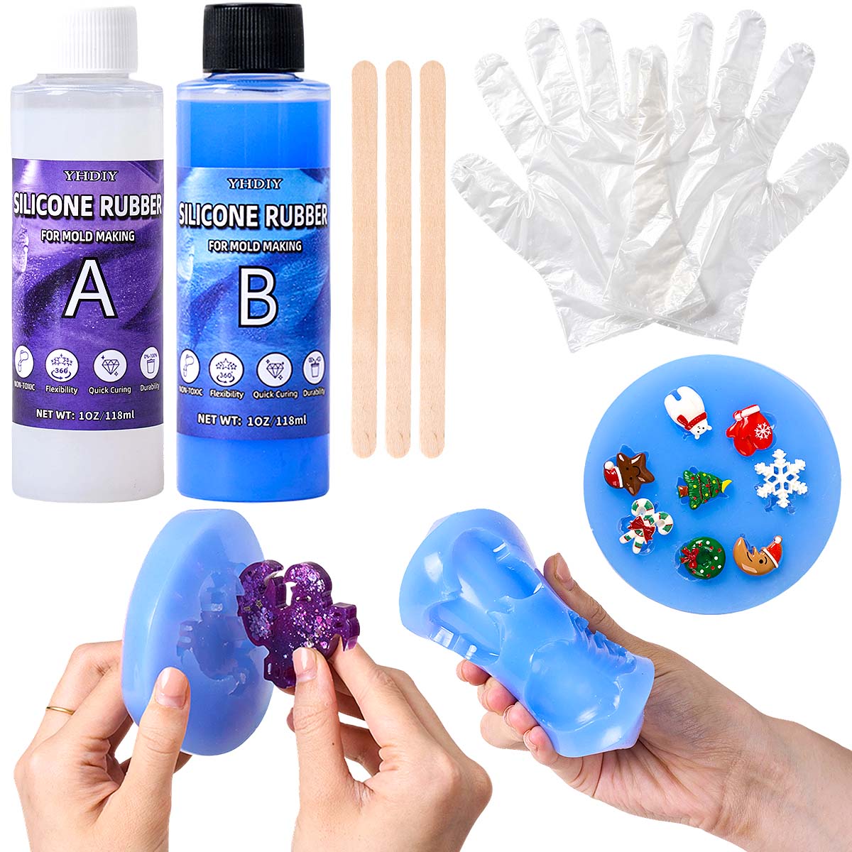 118ml/296ml siliconen mal maak - Soap Making Diy Kit recensie en prijs