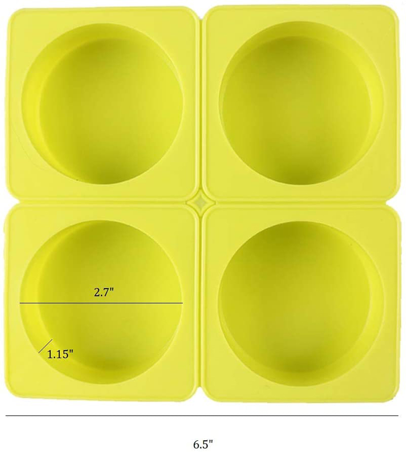 4 Holte Ronde Siliconen Zeep M - Soap Making Kit For Beginners recensie en prijs