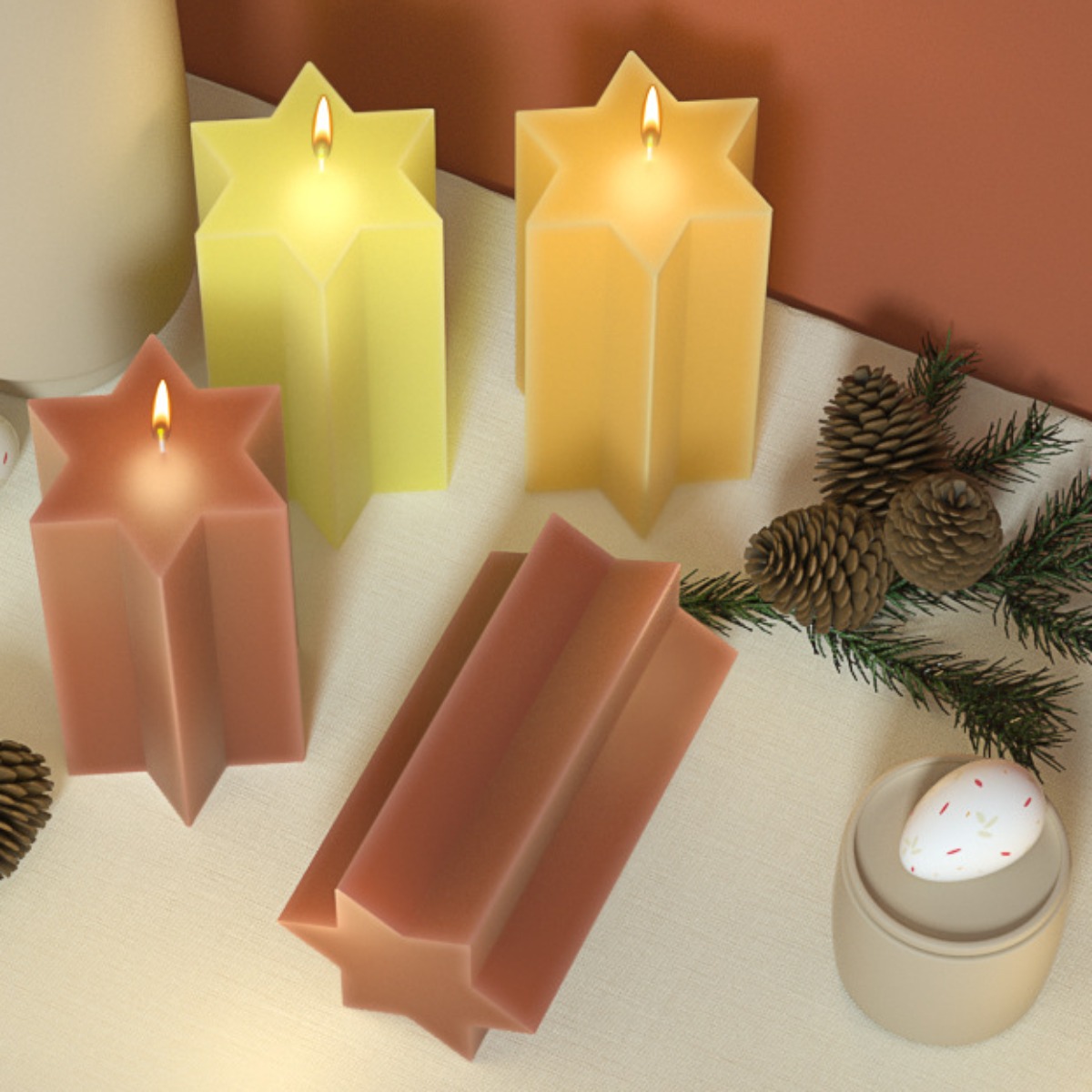3d Zeshoekige Kolom Siliconen  - Soap Making Gifts recensie en prijs