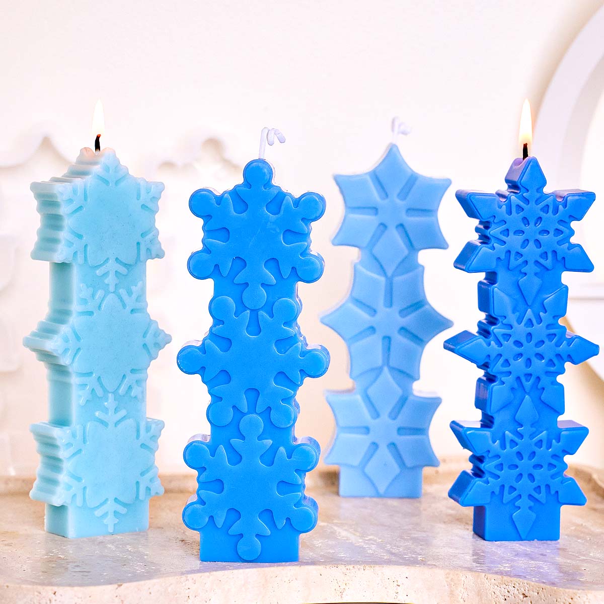Kerst Sneeuwvlok Kaars Schimme - Soap Making Gifts recensie en prijs