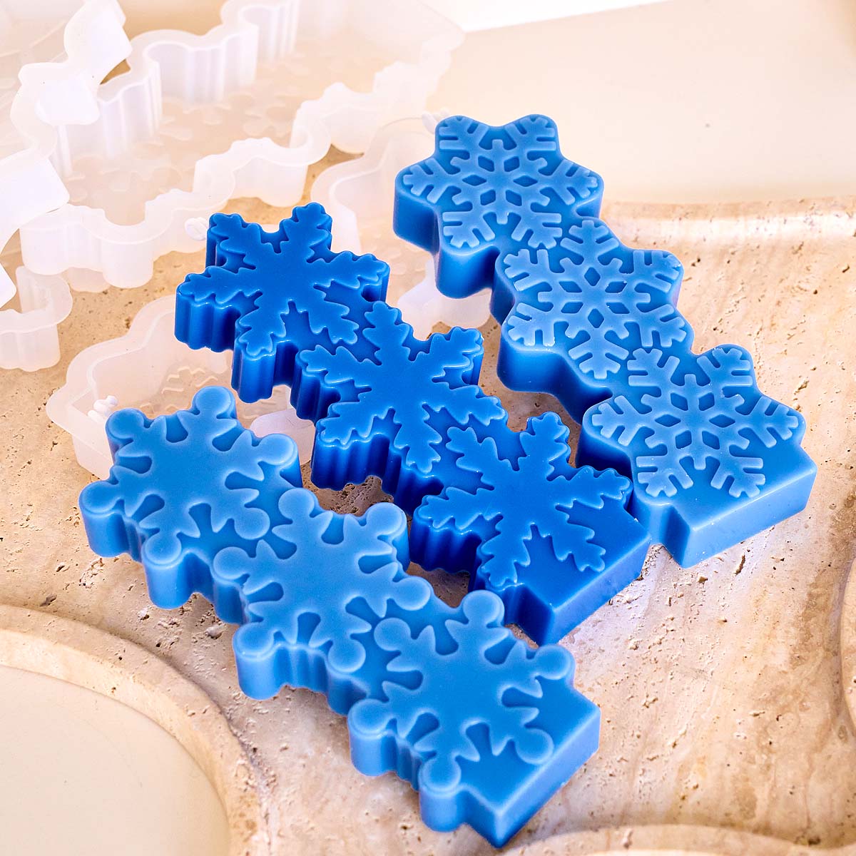 Kerst Sneeuwvlok Kaars Schimme - Soap Making Gifts recensie en prijs